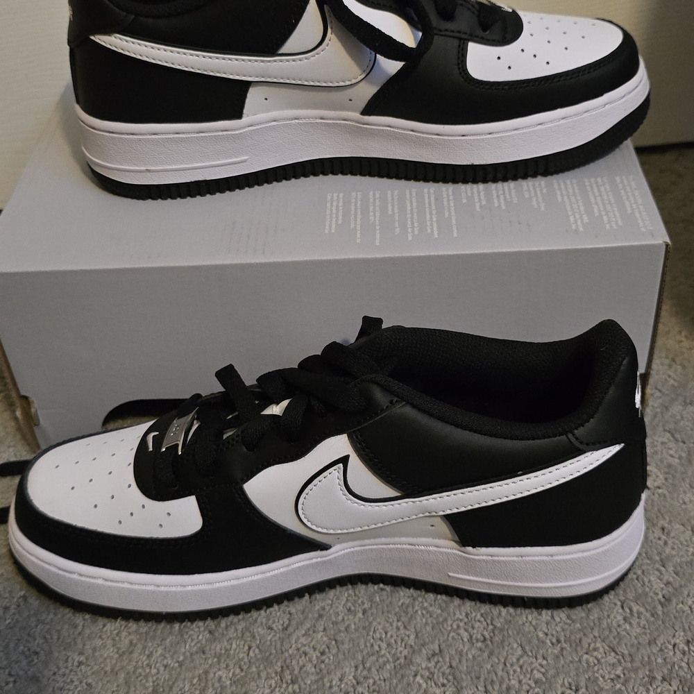 New Nike Af1 Airforce One Black and White Low-Tops Dunks Pandas 6.5